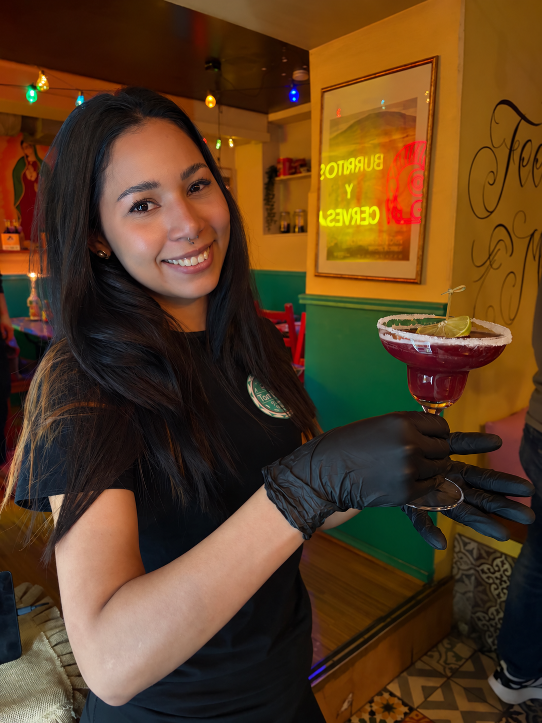 Margarita serveras hos TomToms i Göteborg